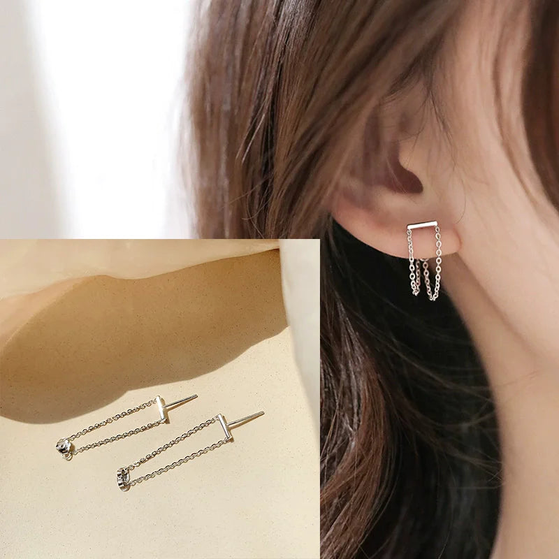 VENTFILLE 925 Sterling Silver Star Earring for Women Girl Personal Originality Trend Hip Hop Neutral Jewelry Gift Dropshipping