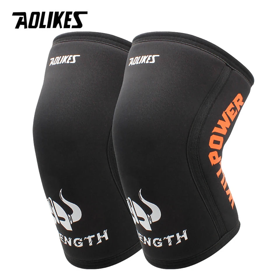 AOLIKES 7mm Neoprene Knee Pads – Compression Support for Gym & Weightlifting