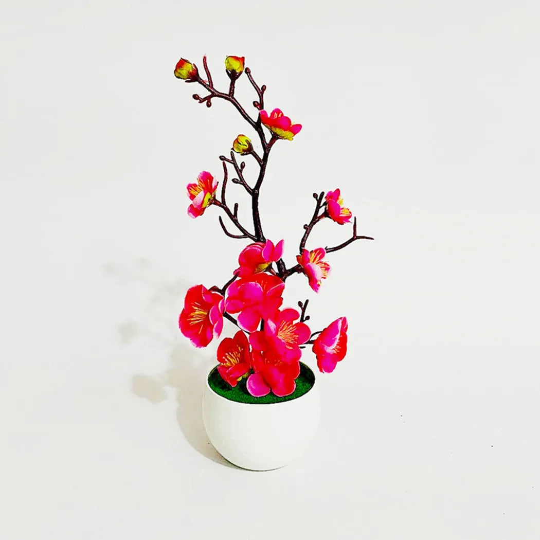 Artificial Bonsai Plum Blossom Sakura Tree