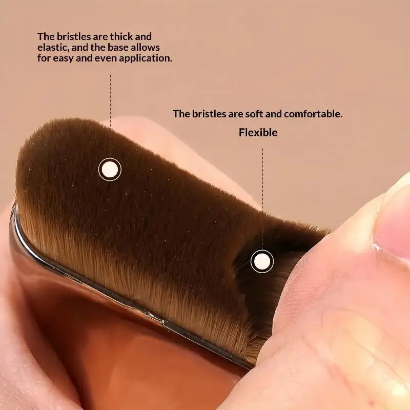 Lymphatic Contour Face and Body Brush Ultra Thin Wide Tongue Massager for Dry Brushing