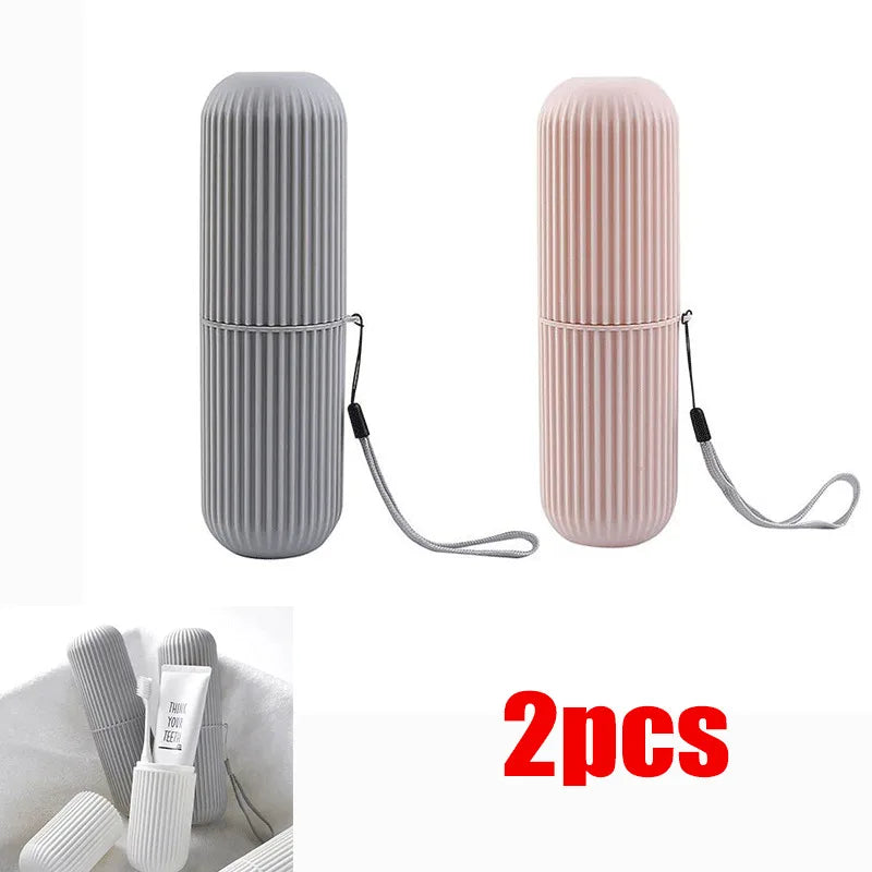 Portable Toothbrush & Toothpaste Travel Case