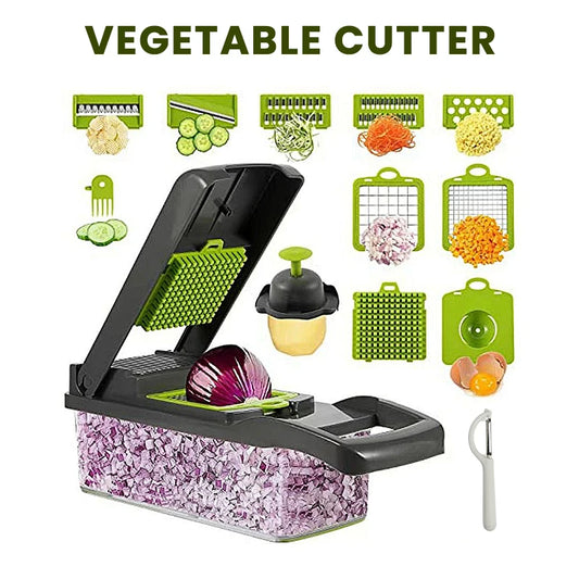 16-in-1 Multifunctional Vegetable Chopper | 8-Blade Professional Kitchen System