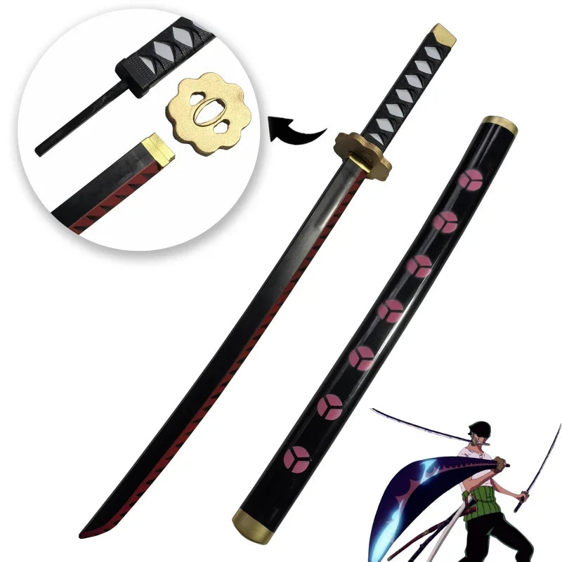 Roronoa Zoro & Trafalgar Law 72cm Cosplay Katana | PU Samurai Prop Toy Sword