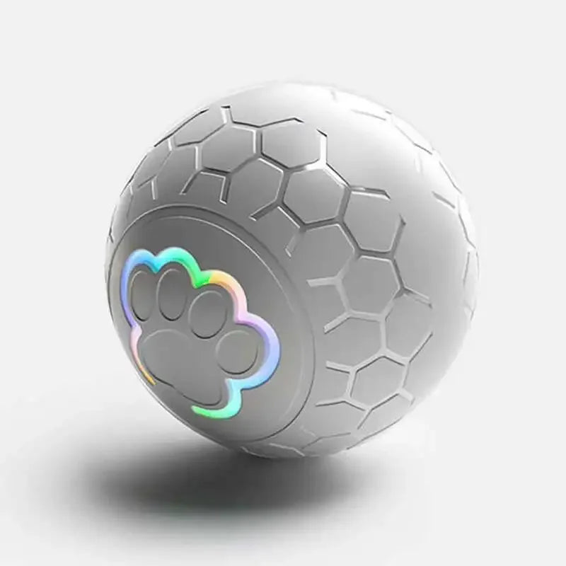Smart Interactive Dog Toy Ball – USB Rechargeable Automatic Bouncing LED Pet Toy for Dogs & Cats