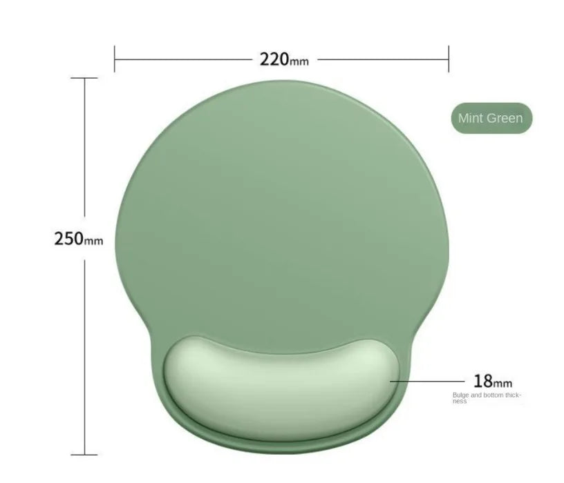 Gradient Ergonomic Mouse Pad with Wrist Support