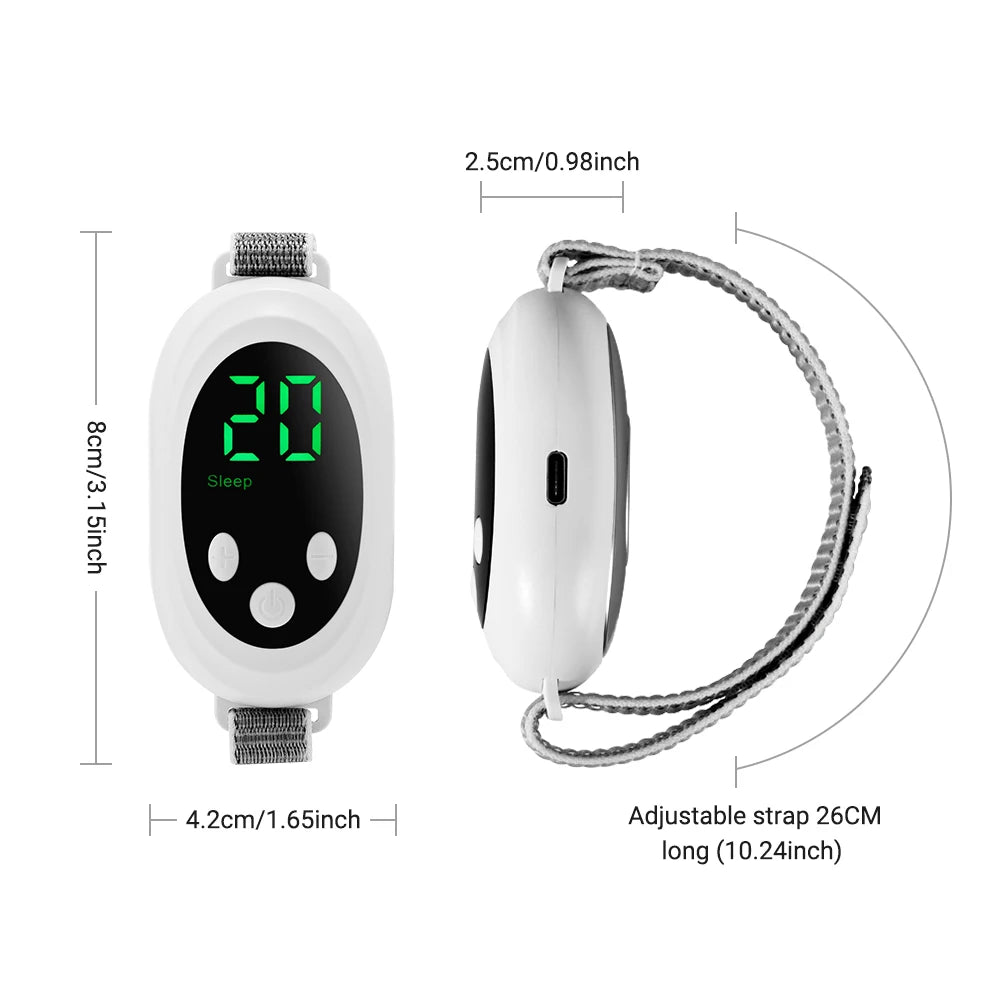 Microcurrent Sleep Aid Device EMS Insomnia Relief Intelligent Palm Pulse Massager