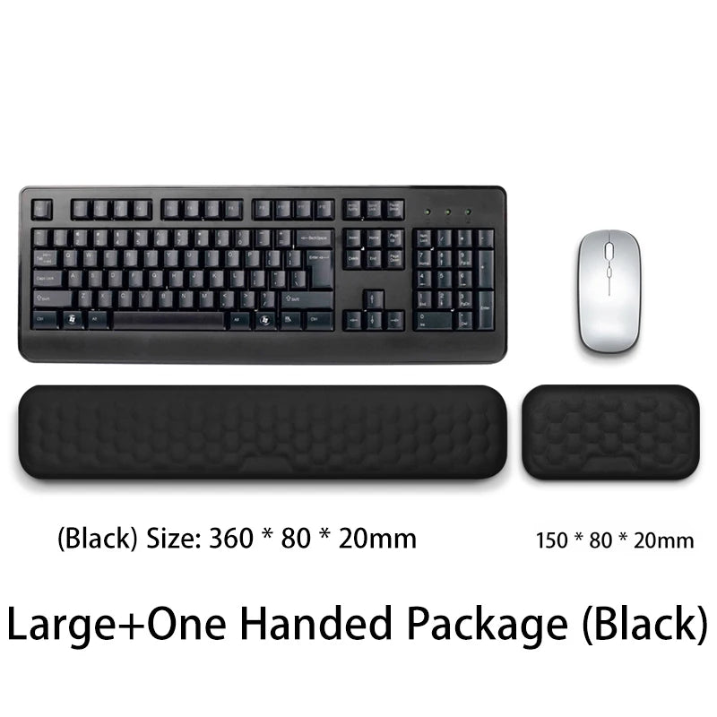 Ergonomic Keyboard & Mouse Wrist Rest Pad