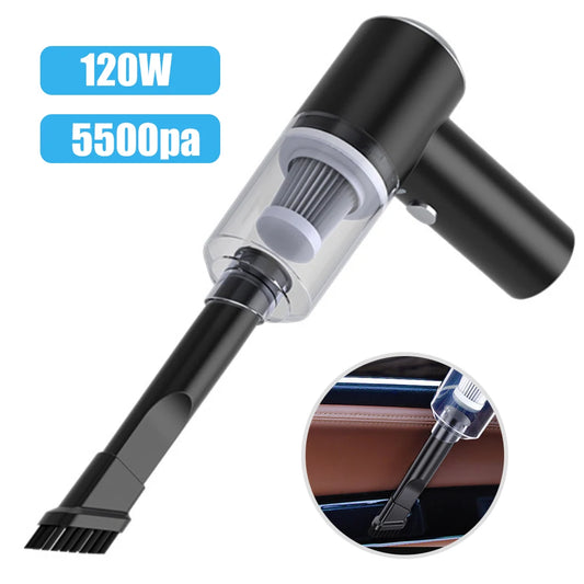 Mini Handheld Car Vacuum Cleaner & Interior Blower | Lightweight Wet & Dry Solution