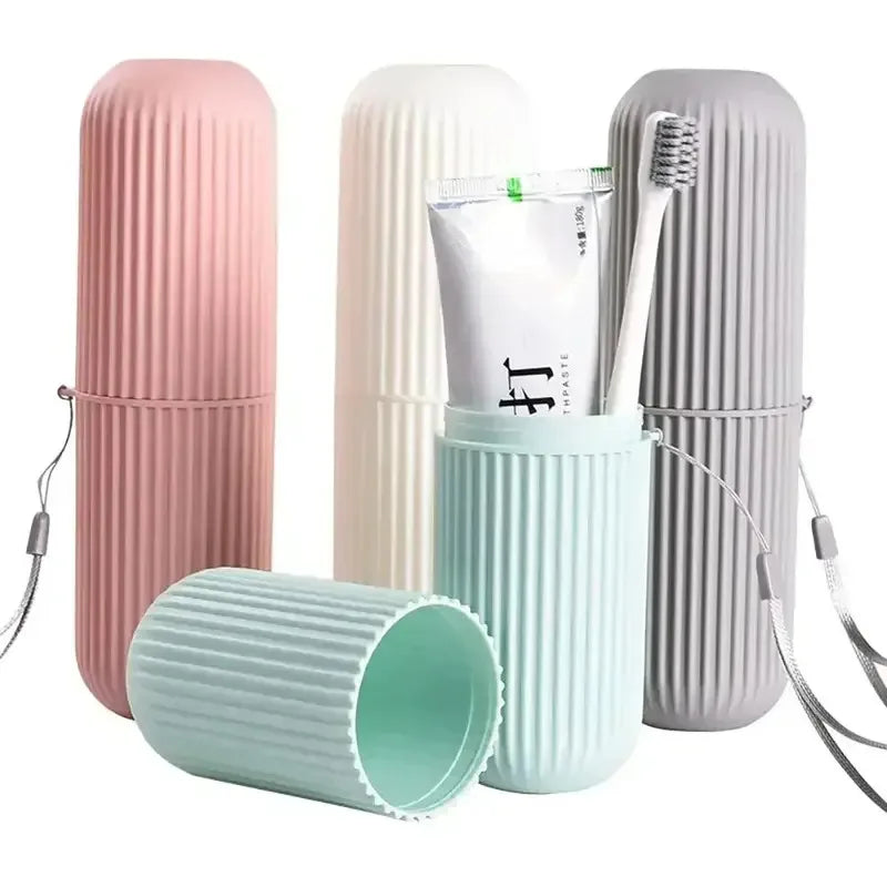 Portable Toothbrush & Toothpaste Travel Case
