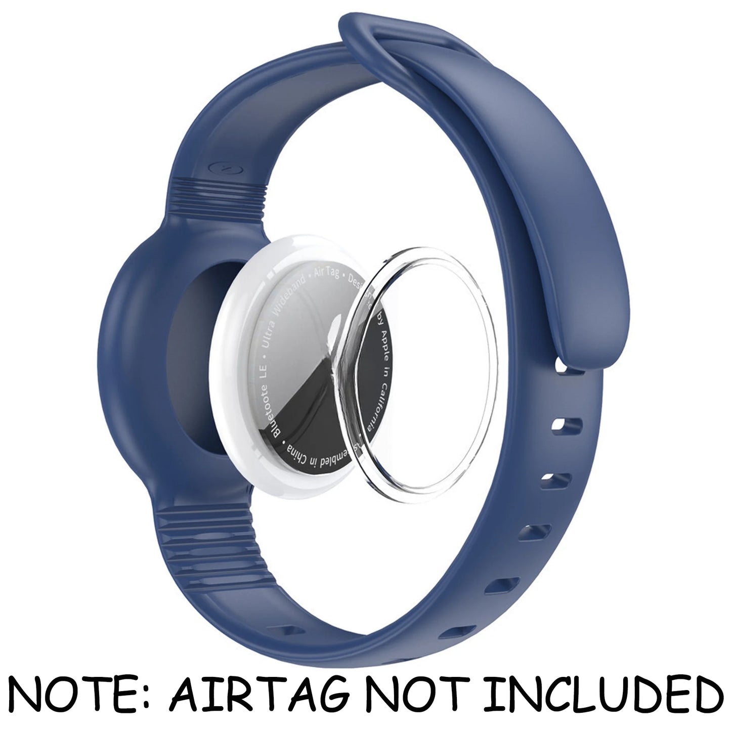 Waterproof AirTag Bracelet for Kids Nylon Hidden Tracker Wristband Toddler Band