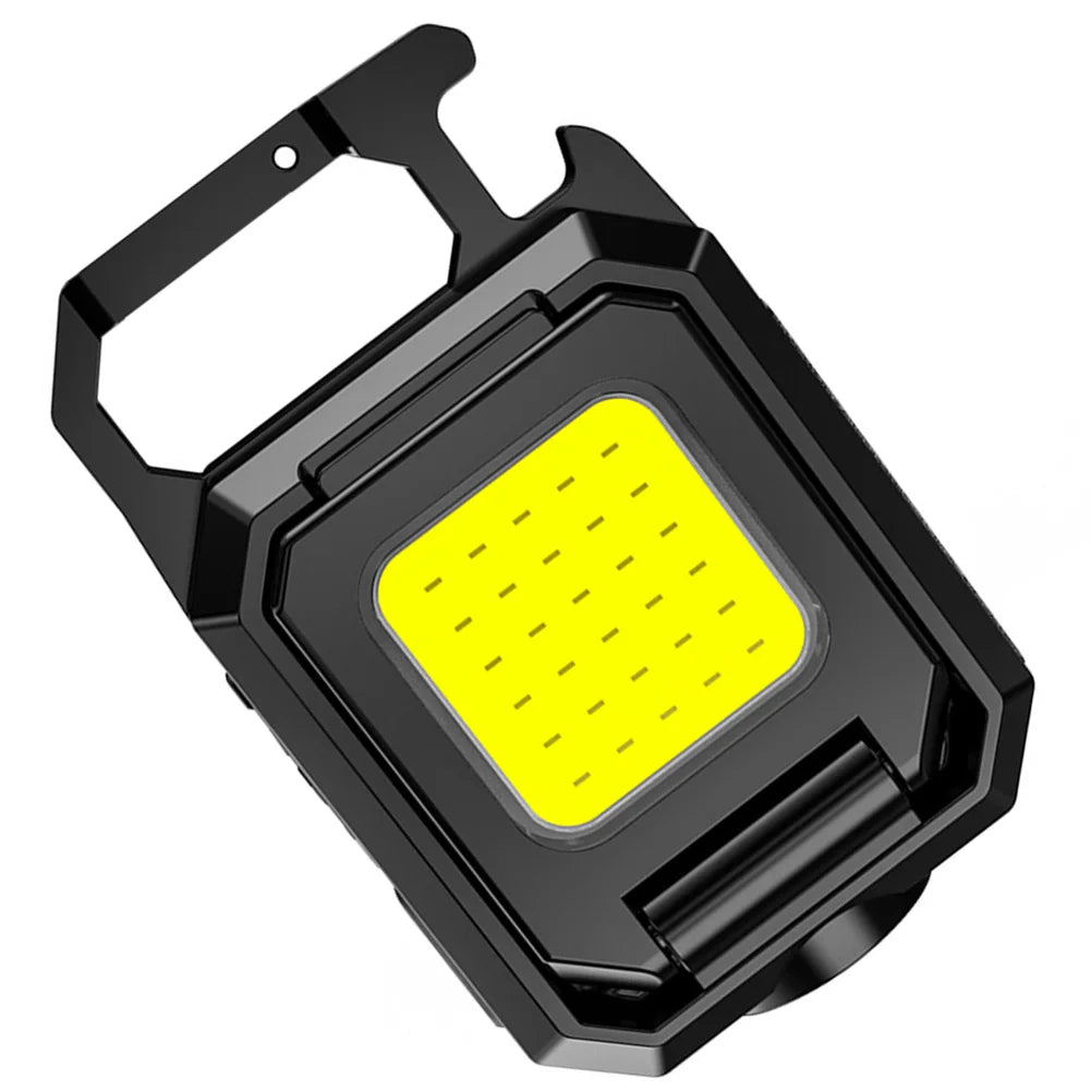 Mini Pocket Flashlight 1000LM COB LED Type-C Rechargeable Waterproof Work Light