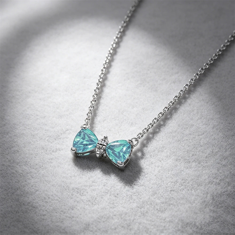 925 Sterling Silver Colorful Heart Necklace 2026