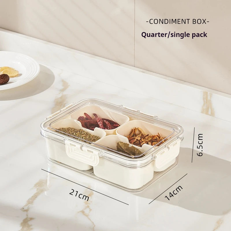 8-Grid Divided Snack Storage Box