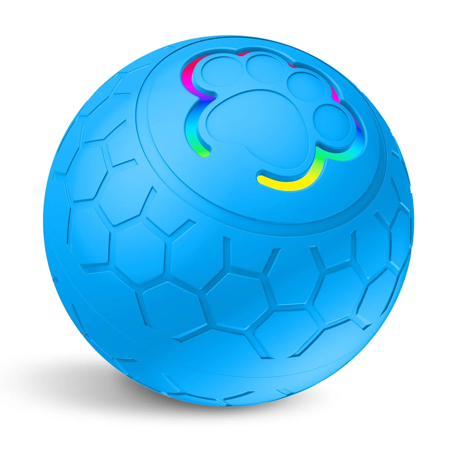 Smart Interactive Dog Toy Ball – USB Rechargeable Automatic Bouncing LED Pet Toy for Dogs & Cats
