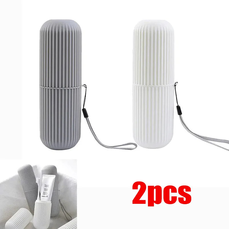 Portable Toothbrush & Toothpaste Travel Case