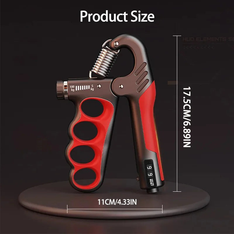 Adjustable Heavy-Duty Hand Strengthener | 5–150kg Grip Strength Trainer