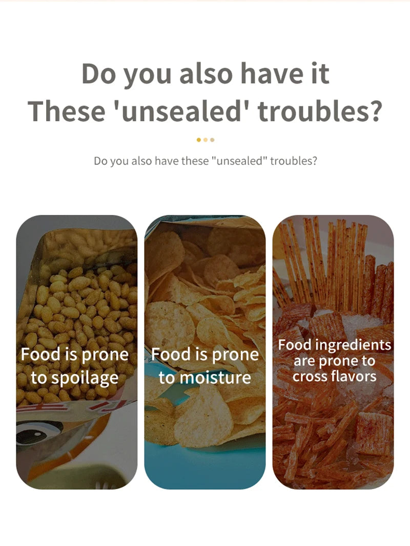 Mini Handheld Heat Bag Sealing Machine Portable Food Saver and Packaging Sealer