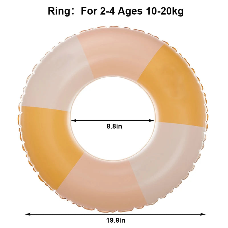 Rooxin Pool Float Baby Swim Ring Tube Inflatable Swimming Seat Ring For Kid Child Swimming Circle Beach Water Play Equipment