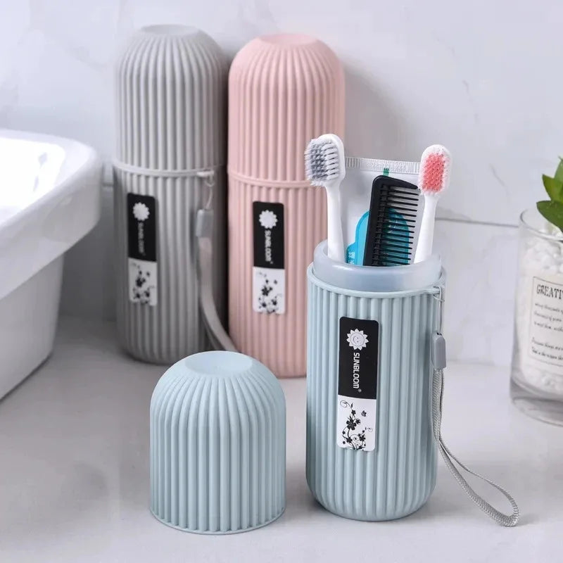 Portable Toothbrush & Toothpaste Travel Case