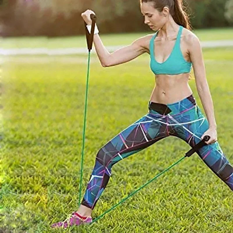 Resistance Bands with Handles – Full Body Strength Training Home Gym Set for Men & Women