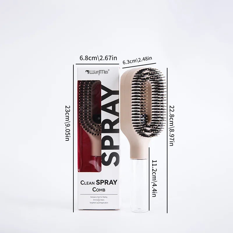 2-in-1 Spray Bottle Scalp Massage Comb
