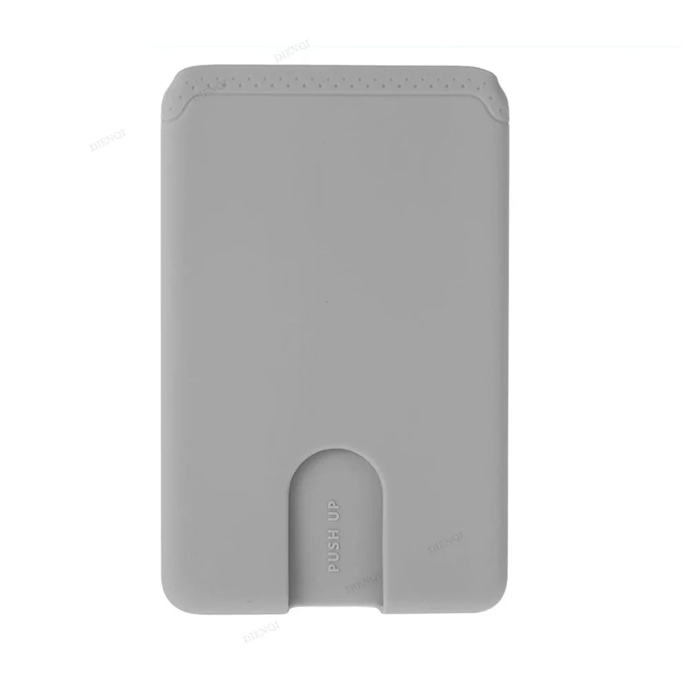 Adhesive Silicone Phone Card Holder Slim Adhesive Wallet For iPhone And Android