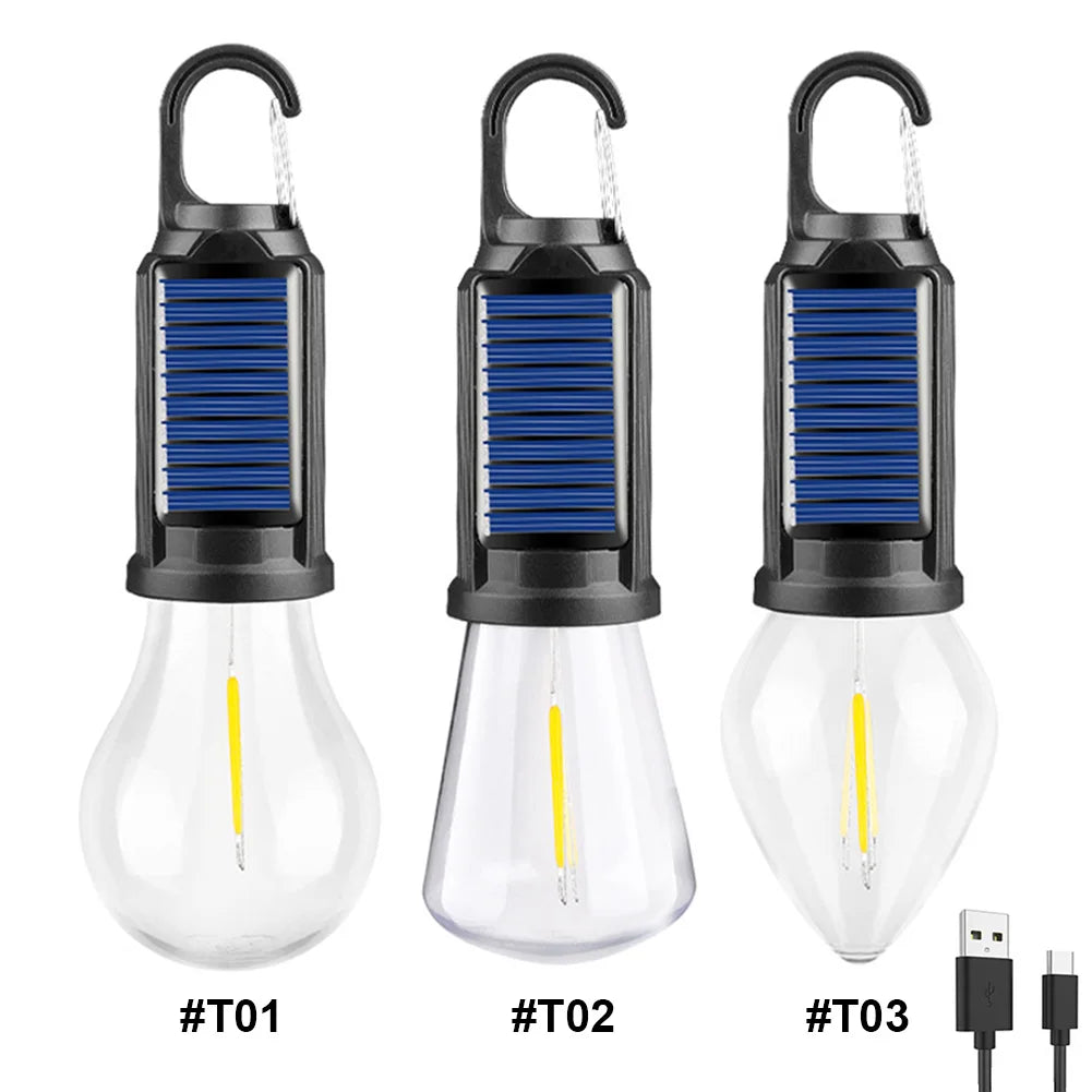 Solar Powered LED Camping Lantern | Waterproof BBQ & Tent Atmosphere Light