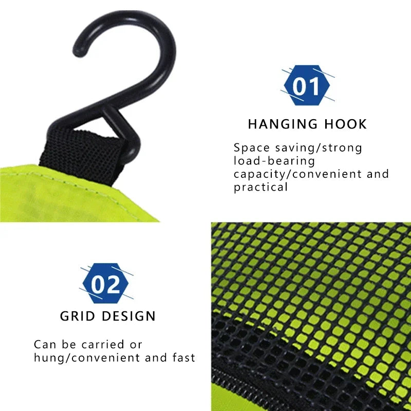 Large Waterproof Hanging Toiletry Bag – Travel Organizer for Men & Women Cosmetic & Bathroom Kit