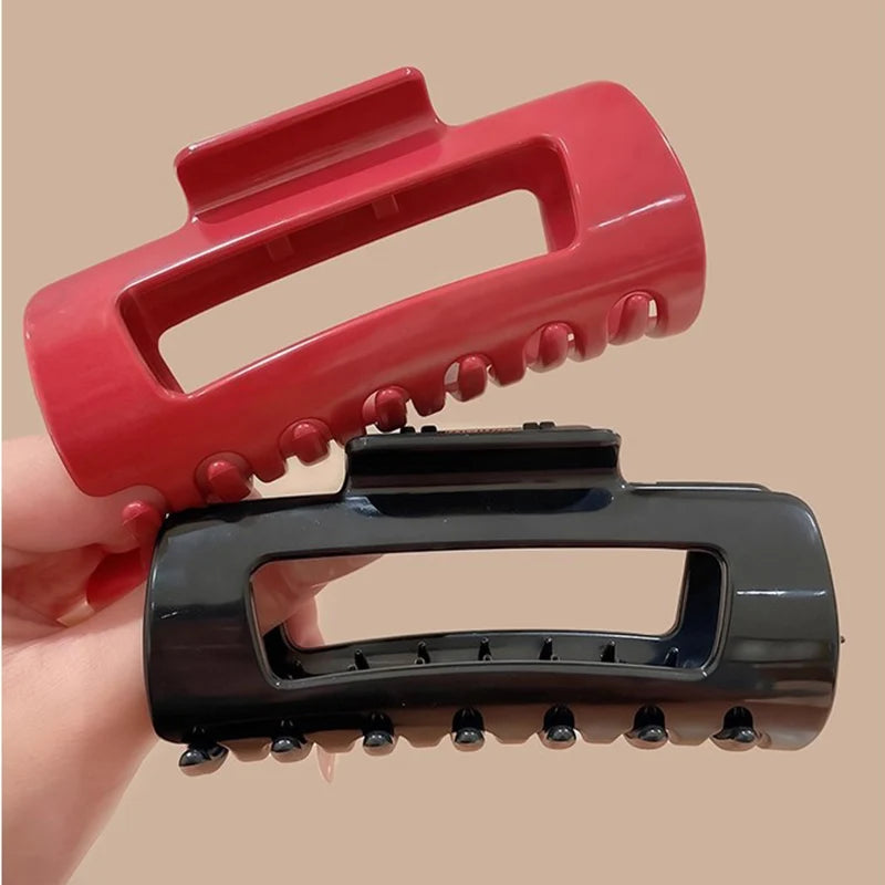 Safe Soft Silicone Shark Clip – Anti-Collision Head Protection & Anti-Fall Hair Claw