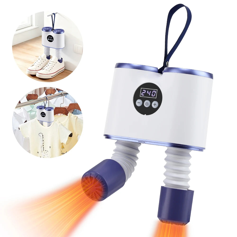Portable Shoe Dryer with Timer – Fast Drying Boot & Sneaker Heater