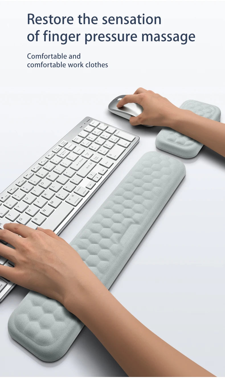 Ergonomic Keyboard & Mouse Wrist Rest Pad
