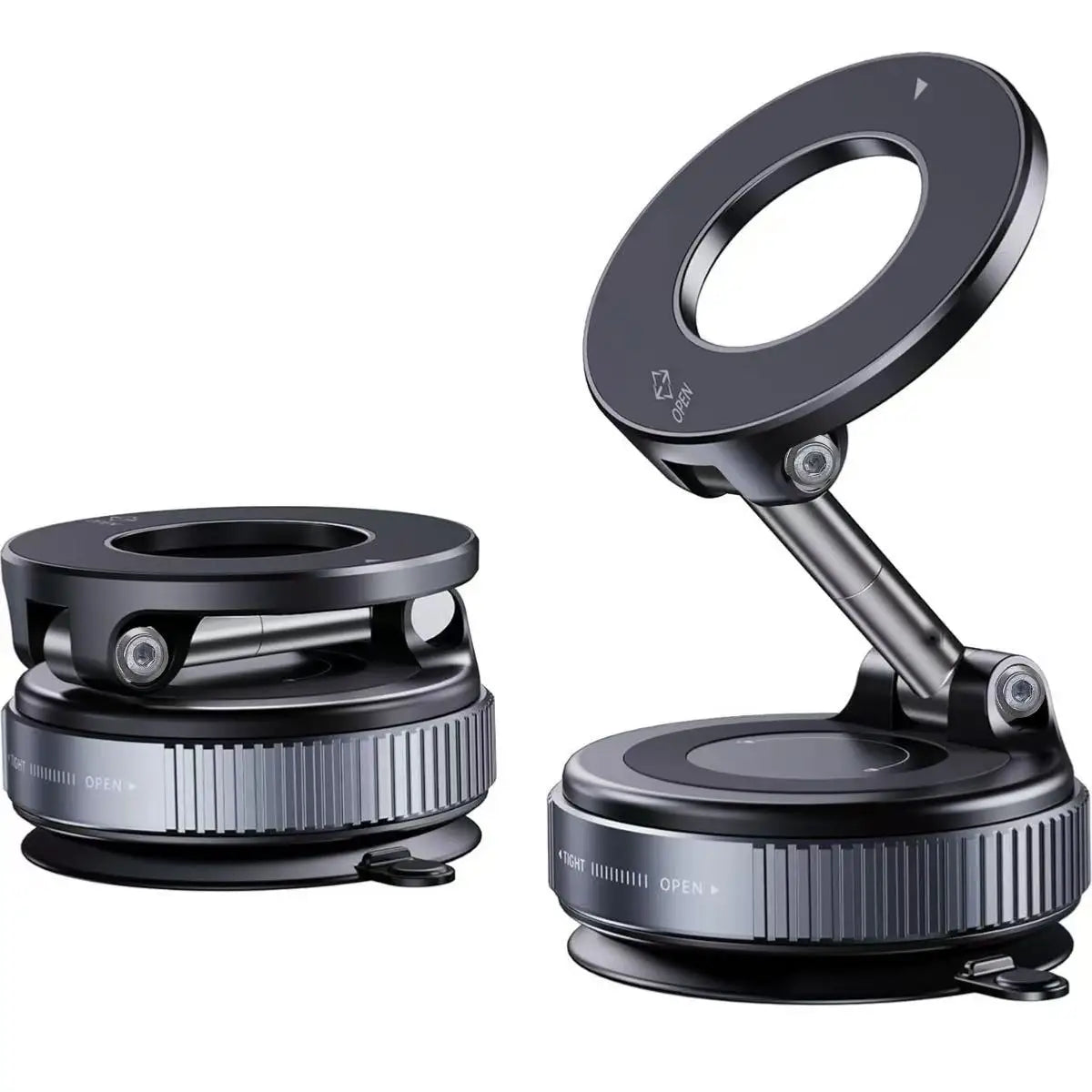 MagSafe Magnetic Suction Cup Car Phone Holder – 360° Adjustable Foldable Mini Phone Mount for iPhone