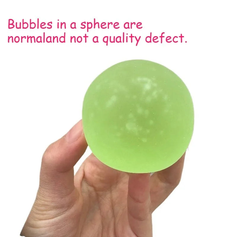 Squishy Blue Maltose Fidget Toy, Soft Pink Mochi Sensory Squeeze, Coconut Oil Ball Slow-Rebound Decompression Toy Xmas Gift
