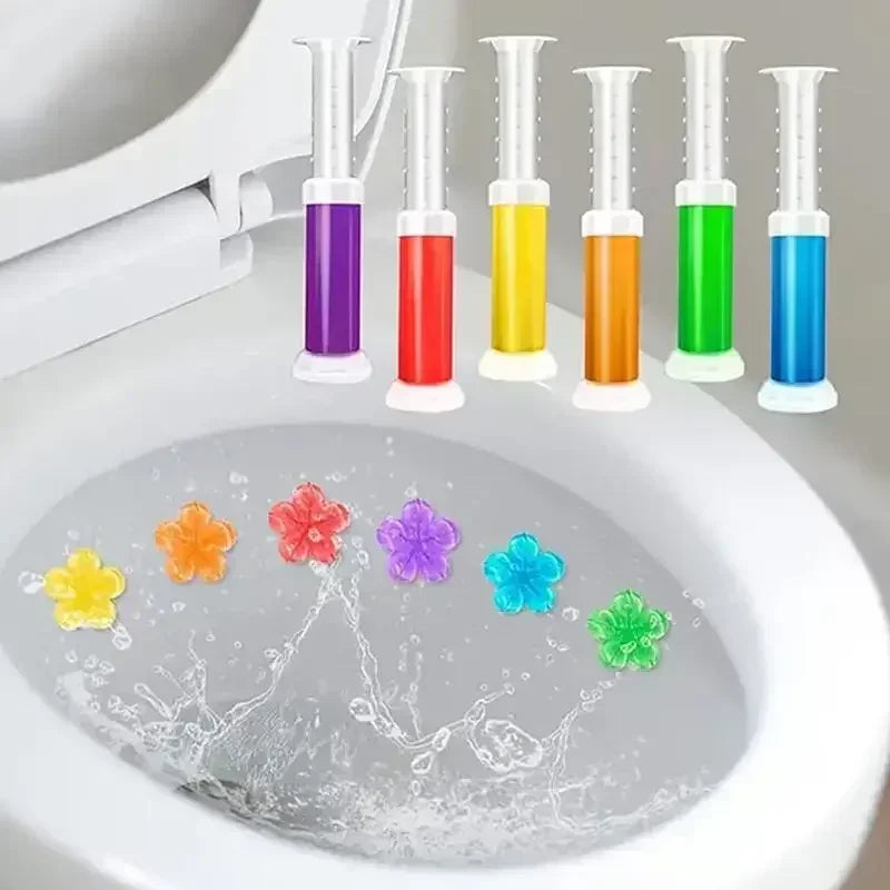 Automatic Toilet Cleaning Gel Tablets - Fragrance Deodorizer & Freshener