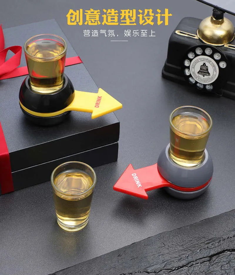 Alcoholic Penalty Turntable Toys Russian Roulette Friend Drinking Booster Game Props Bar 2023 Entertainment Atmosphere Supplies