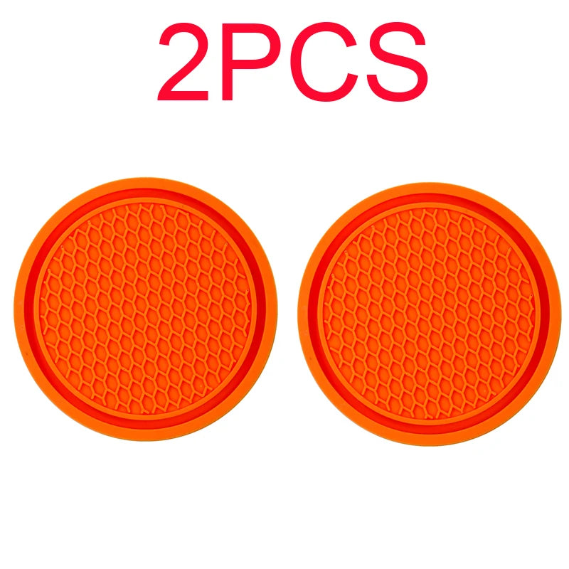 Rhinestone Non-Slip Car Cup Pad Interior Decor