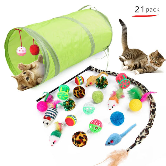 Ultimate Kitten Toys Variety Pack | Interactive Cat Toy Set & Sisal Mouse