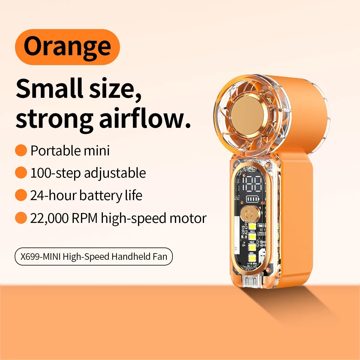 Ultra-Quiet Mini Handheld Fan | Pocket-Sized Personal Cooling