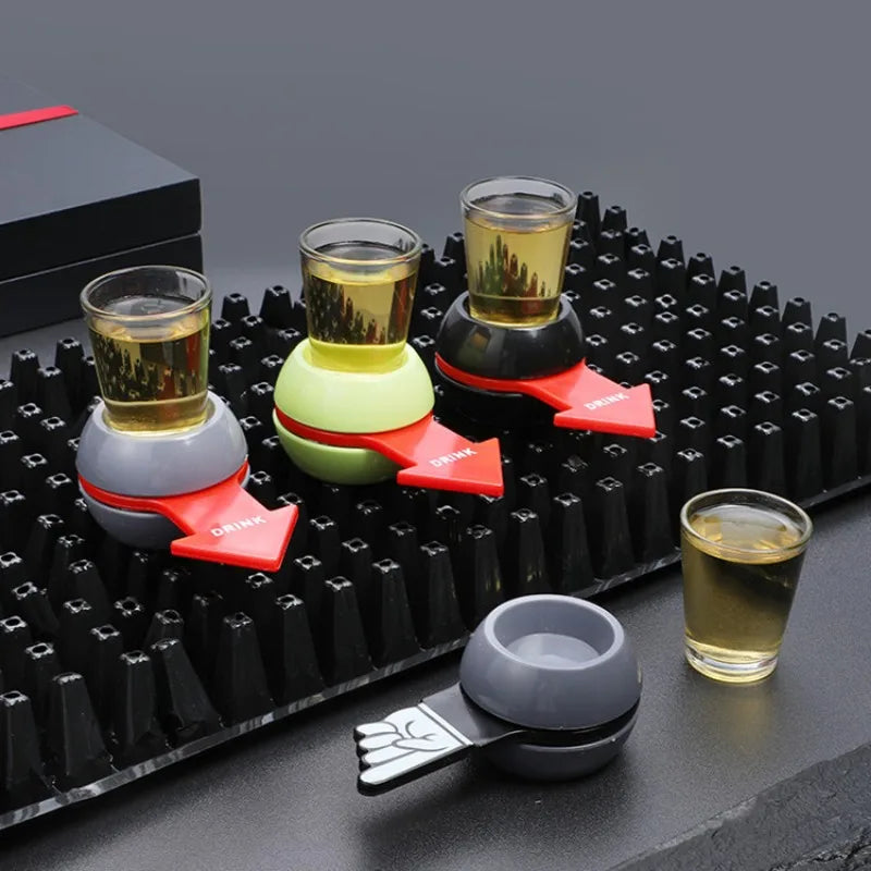 Alcoholic Penalty Turntable Toys Russian Roulette Friend Drinking Booster Game Props Bar 2023 Entertainment Atmosphere Supplies