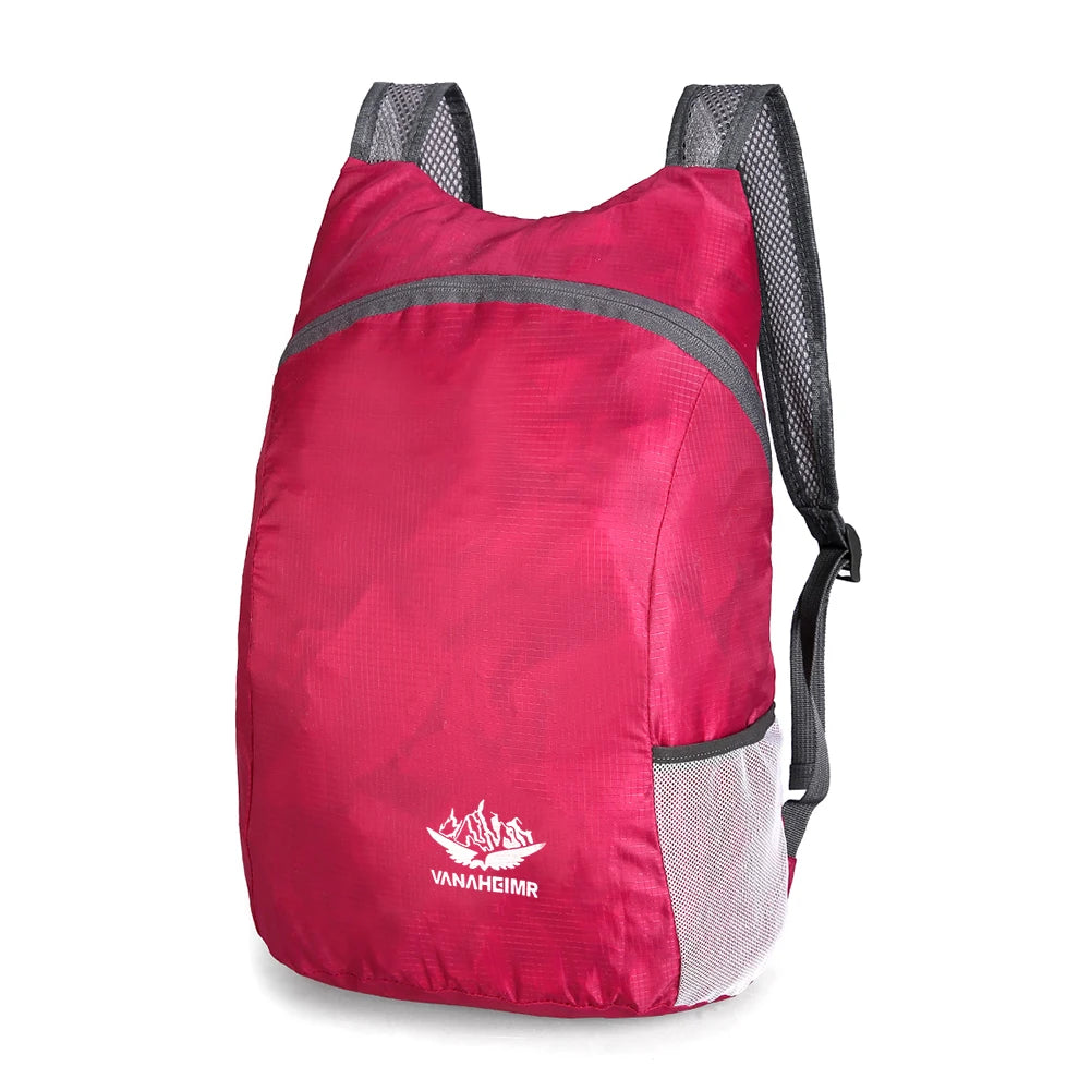 Lightweight Foldable Outdoor Travel Backpack – Waterproof Hiking Daypack for Sports & Travel
