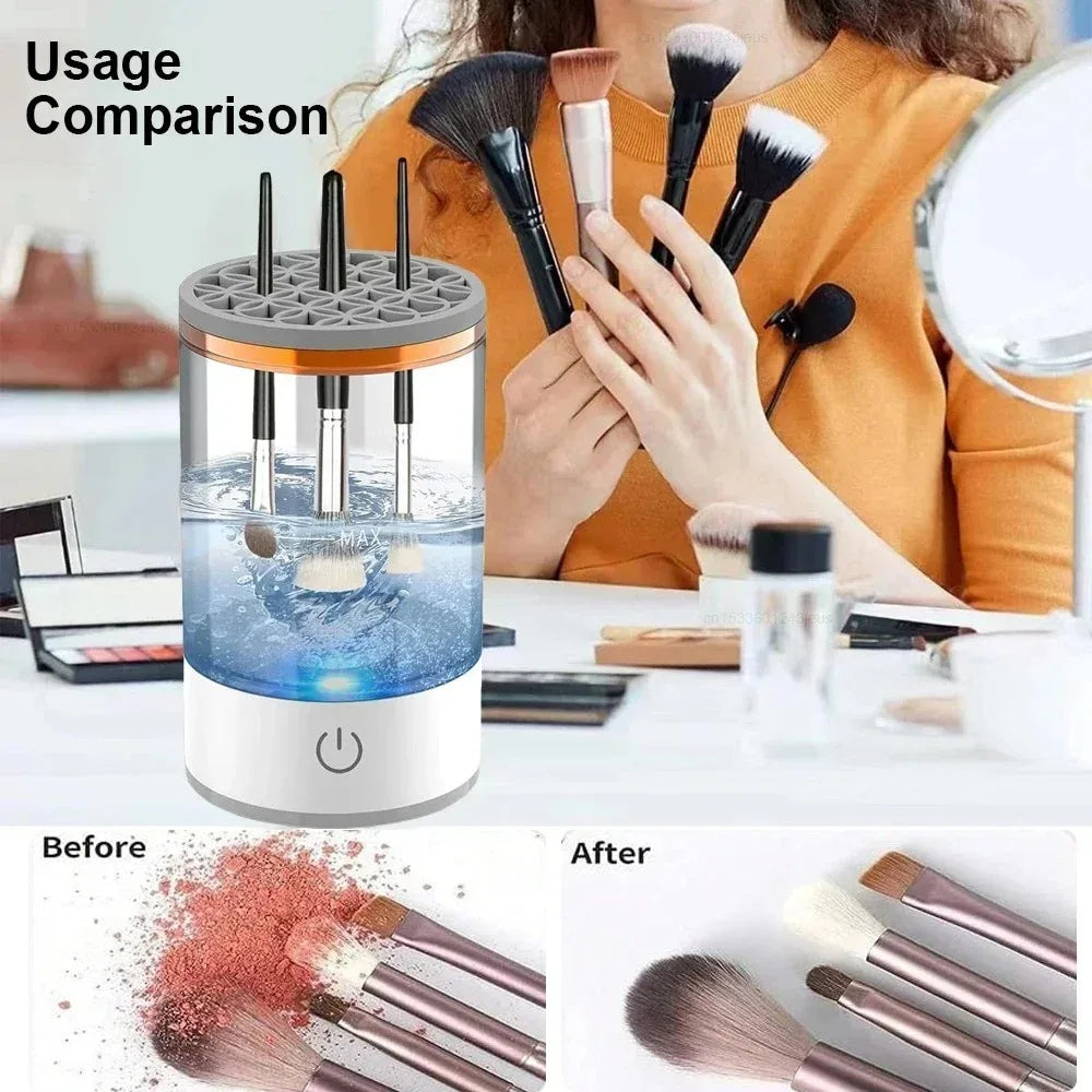 Electric Makeup Brush Cleaner & Dryer Machine