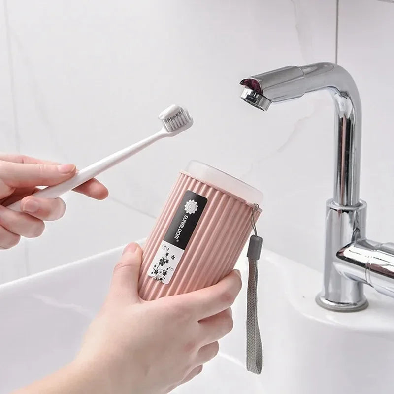 Portable Toothbrush & Toothpaste Travel Case
