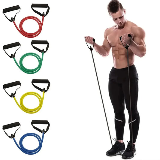 Resistance Bands with Handles – Full Body Strength Training Home Gym Set for Men & Women