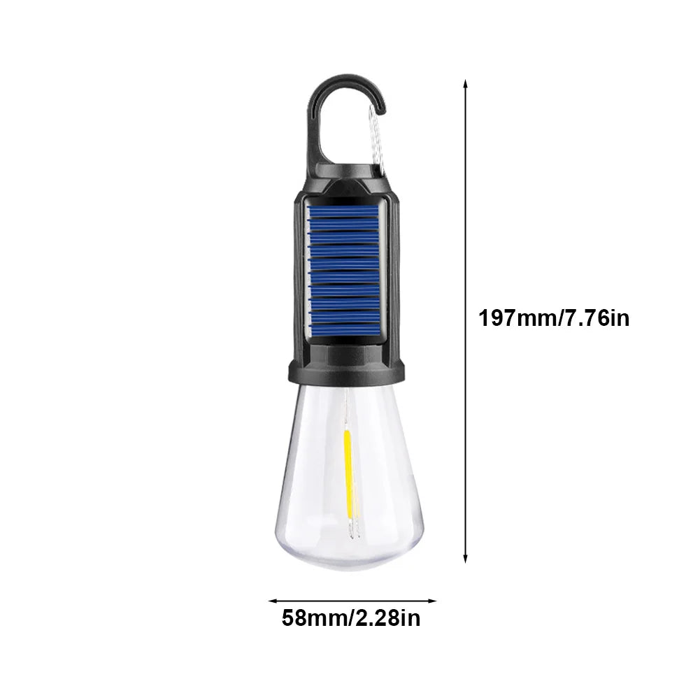 Solar Powered LED Camping Lantern | Waterproof BBQ & Tent Atmosphere Light