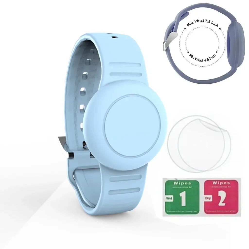Waterproof AirTag Bracelet for Kids Nylon Hidden Tracker Wristband Toddler Band