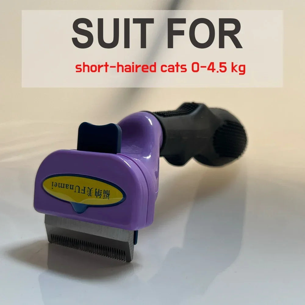 Pet Grooming Brush for Dogs & Cats – Hair Removal & Massage Comb Tool