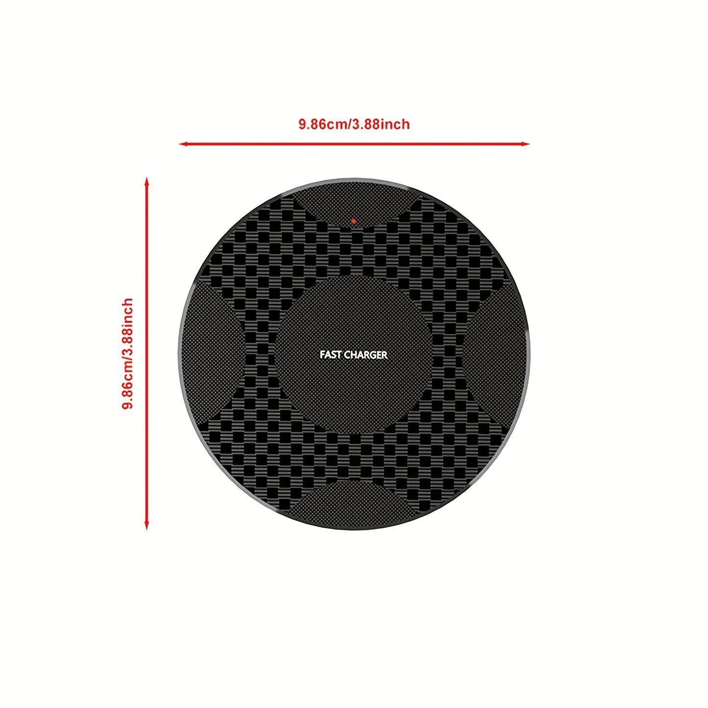 Ultra-Thin Wireless Charger Pad Stand – Fast Charging Dock for iPhone 15/14/13/12/11, Samsung & Xiaomi