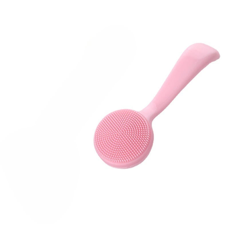 Silicone Facial Cleansing Brush – Handheld Face Scrubber for Exfoliation & Skin Massage