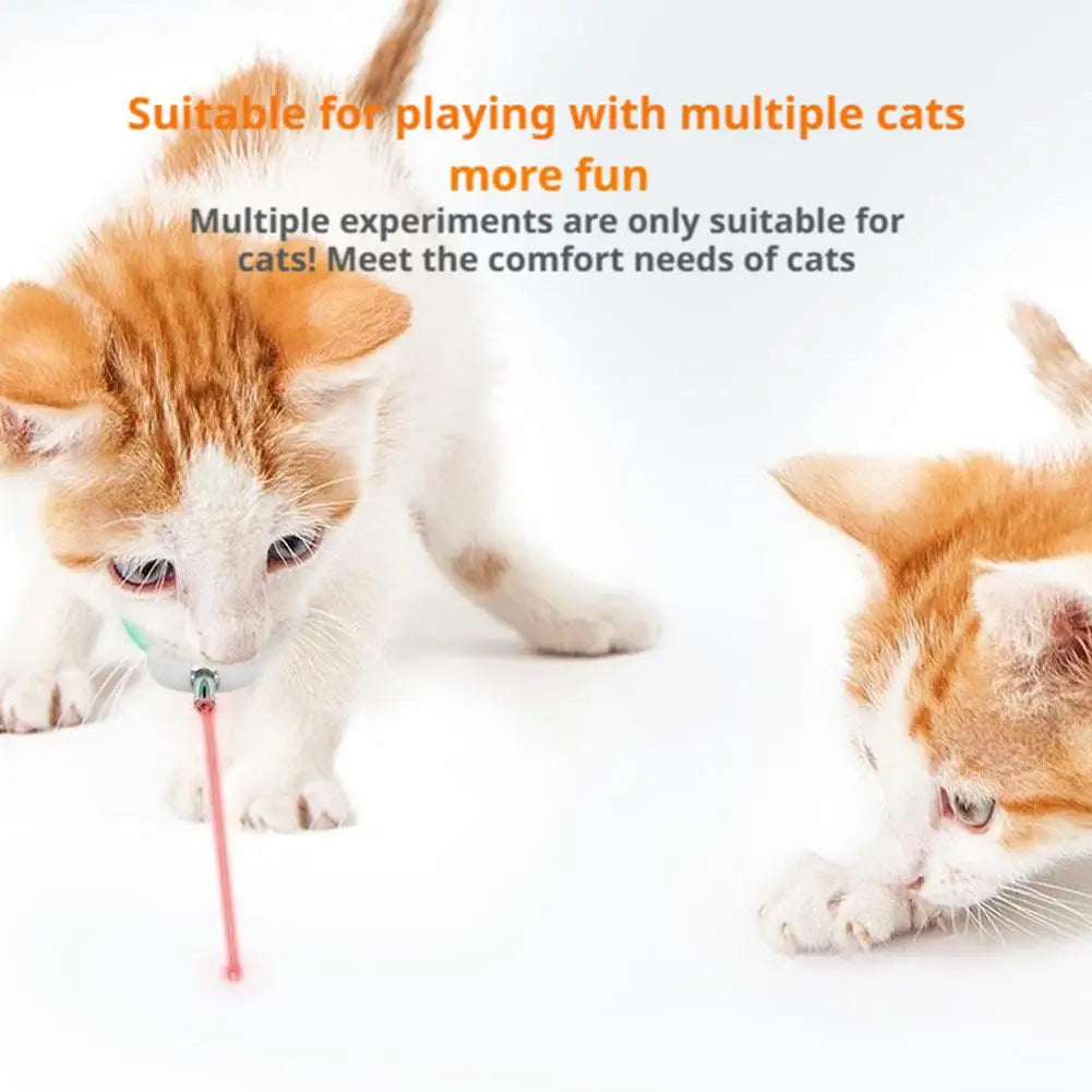 Wearable Automatic Cat Laser Collar | Hands-Free Interactive LED Exercise Toy
