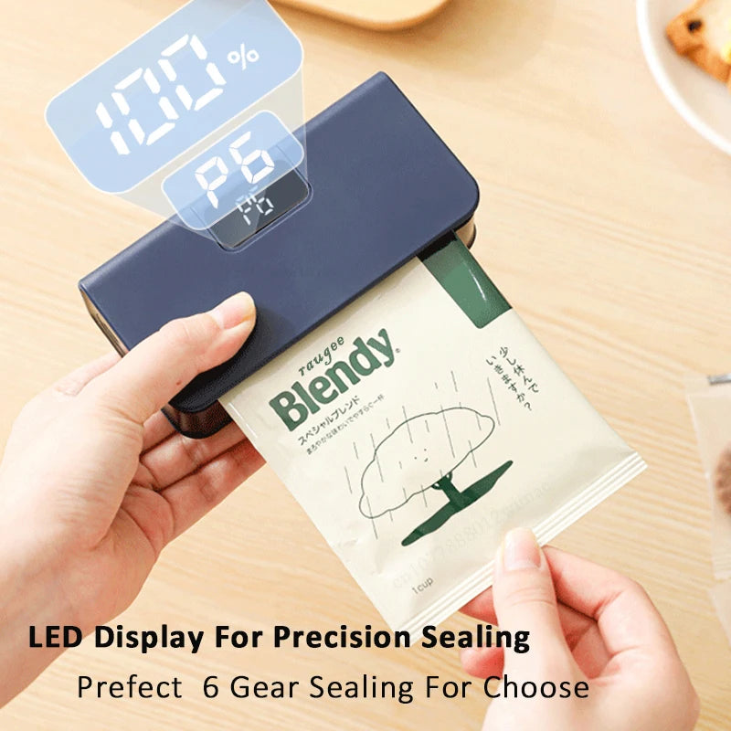 Mini Handheld Heat Bag Sealing Machine Portable Food Saver and Packaging Sealer